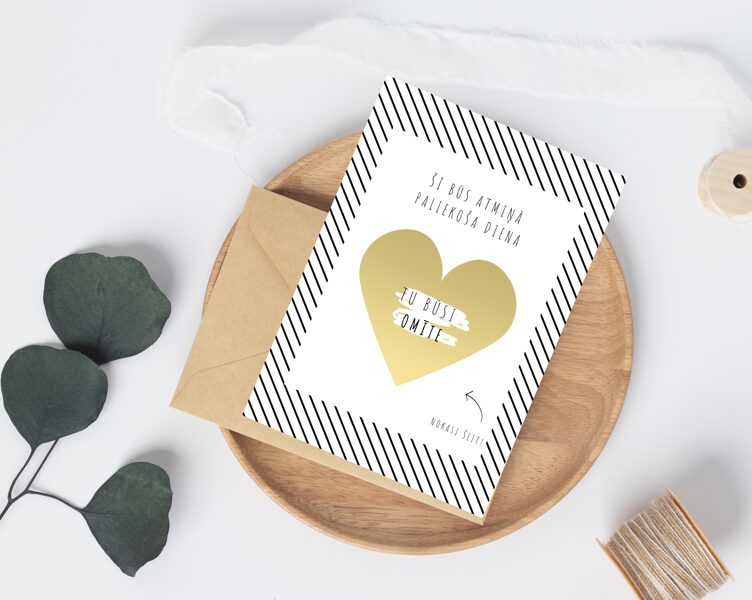 Šī būs atmiņā paliekoša diena… tu būsi…